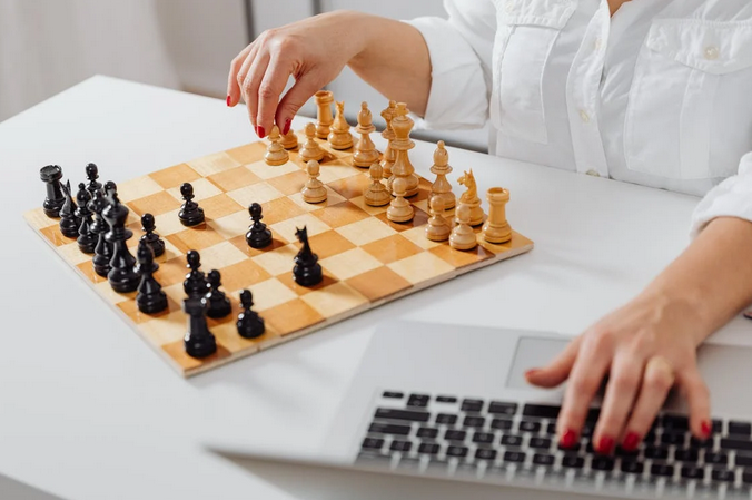 chess on bigger screen